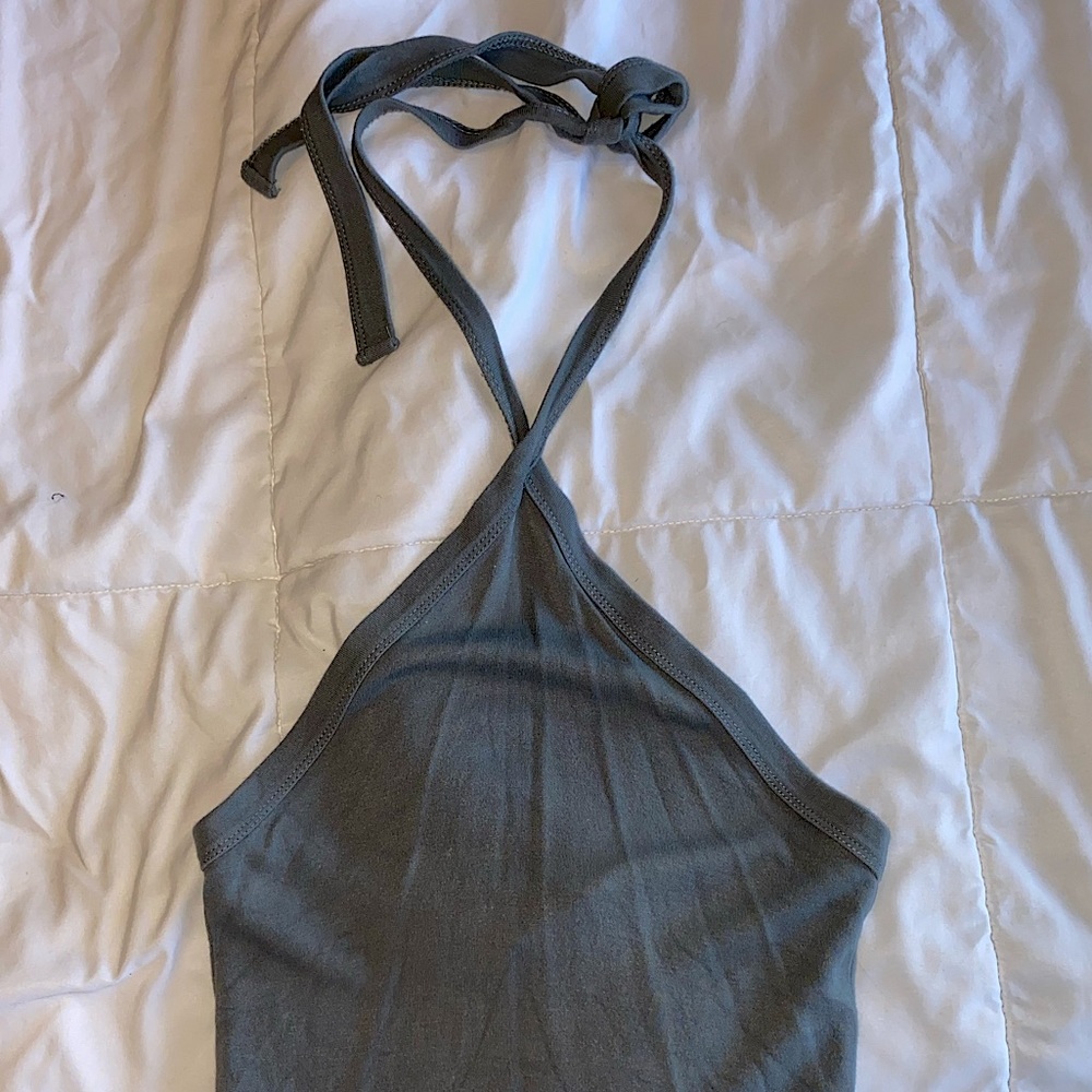 Garage halter tank top